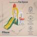 Горка-комплекс Pituso Fun Space FE-HT-TQK01 зеленый желтый