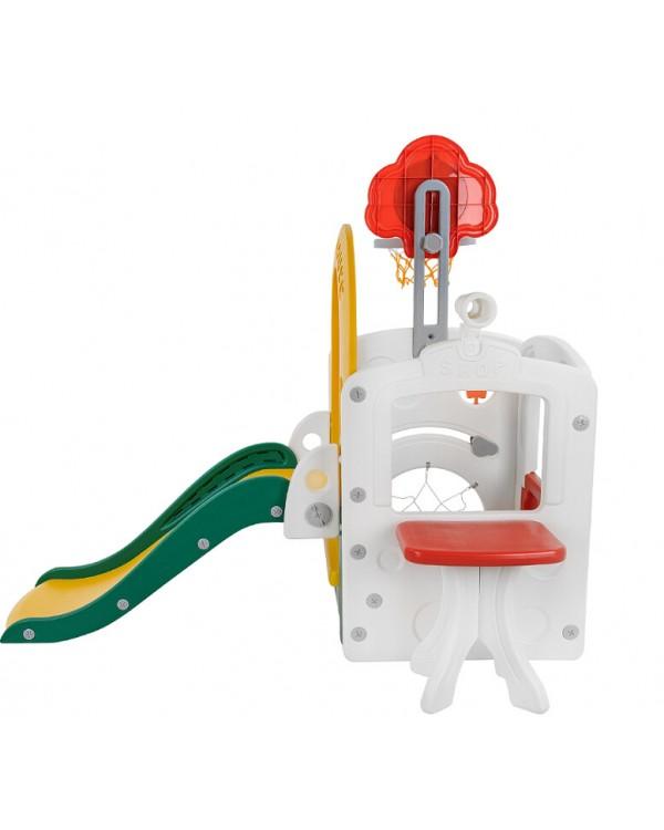 Горка-комплекс Pituso Fun Space FE-HT-TQK01 зеленый желтый