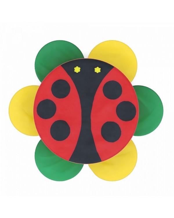 Мягкий пуфик Божья коровка ДМФ-МК-01.11.00