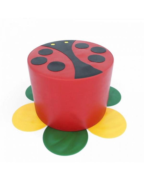 Мягкий пуфик Божья коровка ДМФ-МК-01.11.00