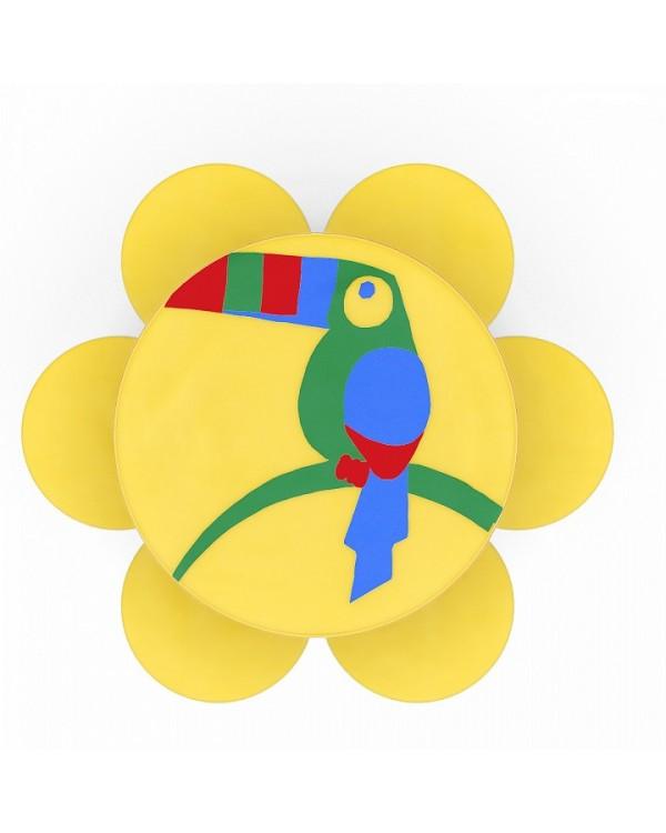 Мягкий пуфик Пуфик Попугай ДМФ-МК-01.40.00