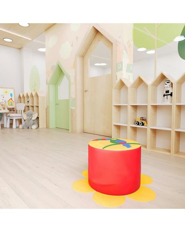 Мягкий пуфик Пуфик Попугай ДМФ-МК-01.40.00