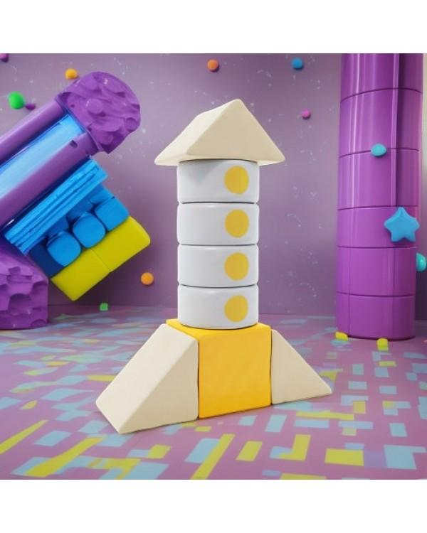 Мягкий игровой комплекс Ракета Romana ДМФ-МК-08.71.00 Pastel