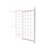Стойка с сеткой Perfetto sport Verticale in legno con rete bianco-naturale PS-134