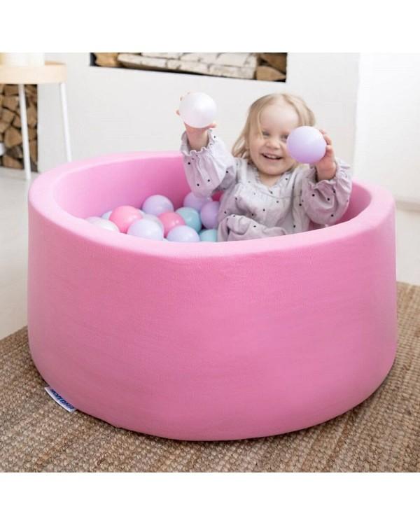 Сухой бассейн Romana Easy ДМФ-МК-02.53.03 розовый с розовыми шариками