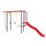 Уличный спортивный комплекс Пионер дачный Лето с горкой 1,7 м