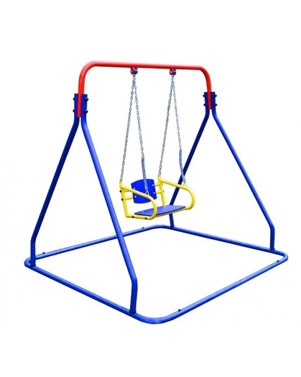 Качели дачные Пионер-Малыш цепные со спинкой