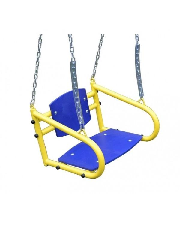 Качели дачные Пионер 2КД двойные качели цепные со спинкой+ качели Паутина 100 см PS-302