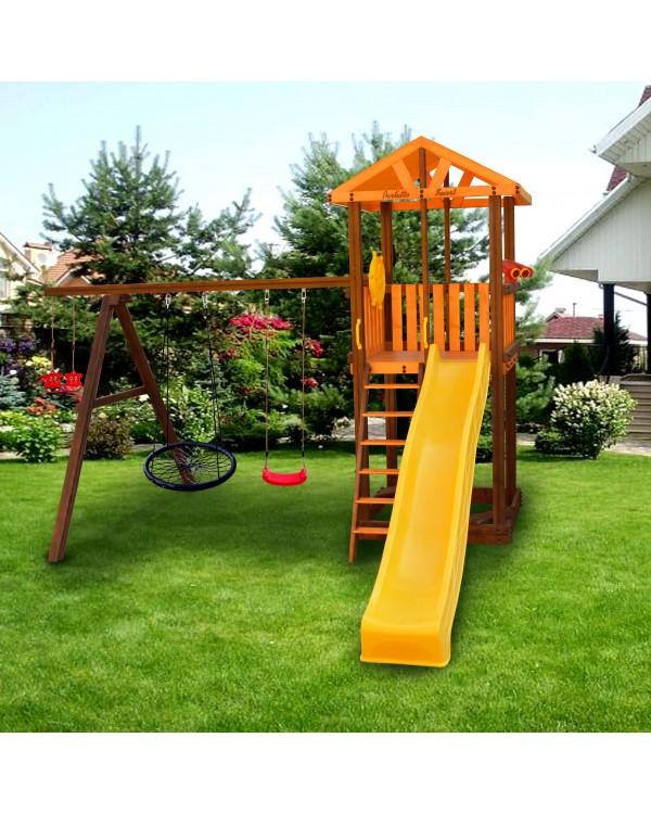 Детский спортивный комплекс для дачи Perfetto sport Pitigliano-3 Паутина