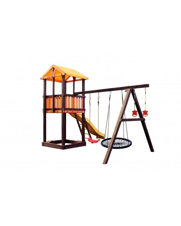 Детский спортивный комплекс для дачи Perfetto sport Pitigliano-3 Паутина