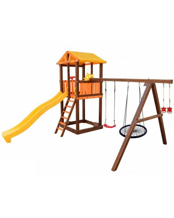 Детский спортивный комплекс для дачи Perfetto sport Pitigliano-3 Паутина