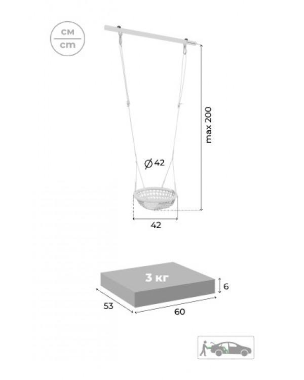 Дачный комплекс Космос сетка качели Romana 103.21.05