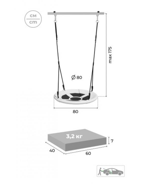 Дачный комплекс Богатырь гнездо качели Romana 103.07.06