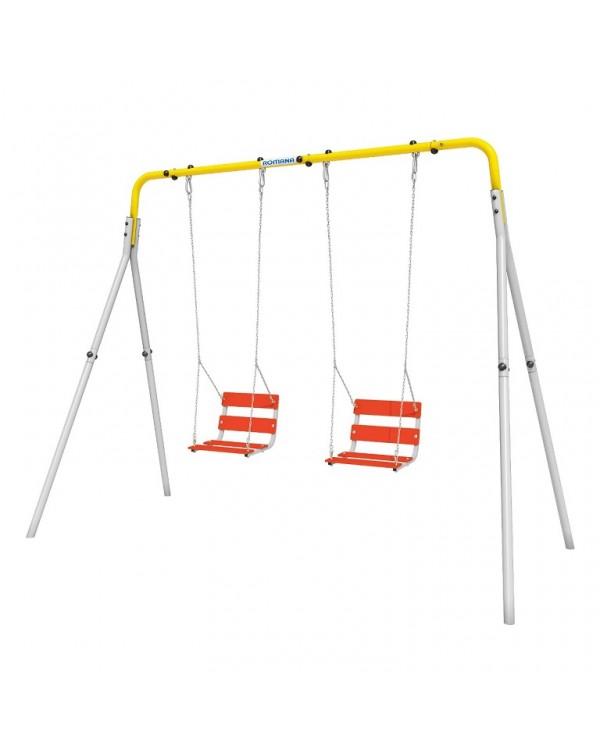 Качели двойные ЦК Romana R.103.28.04 серый желтый