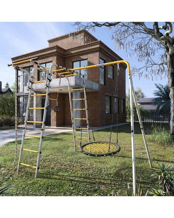 Дачный комплекс Весёлая лужайка-2 сетка-гнездо 80см качели Romana R 103.25.04