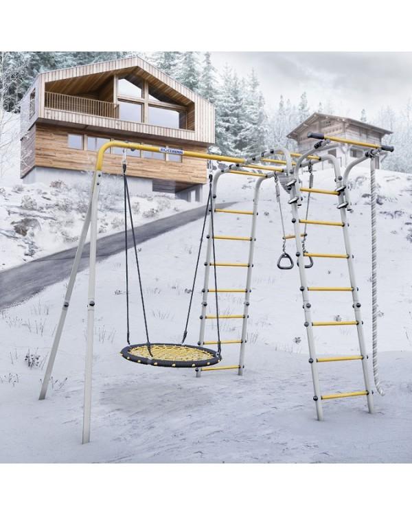 Дачный комплекс Весёлая лужайка-2 сетка-гнездо 80см качели Romana R 103.25.04