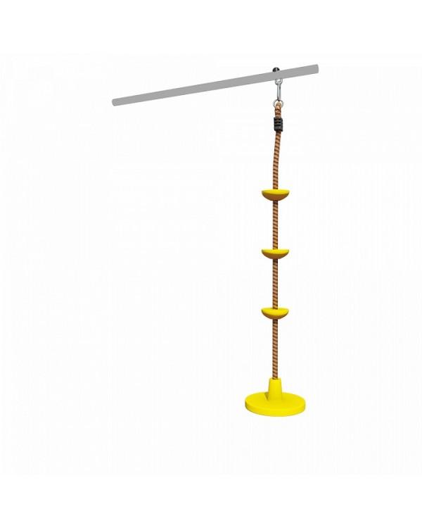 Дачный комплекс Romana Каркас для качелей-PRO комплект №5.3 серый жёлтый