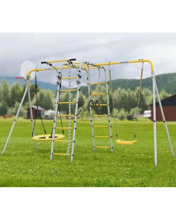 Дачный комплекс Romana Веселая лужайка-2-PRO комплект №7 серый жёлтый