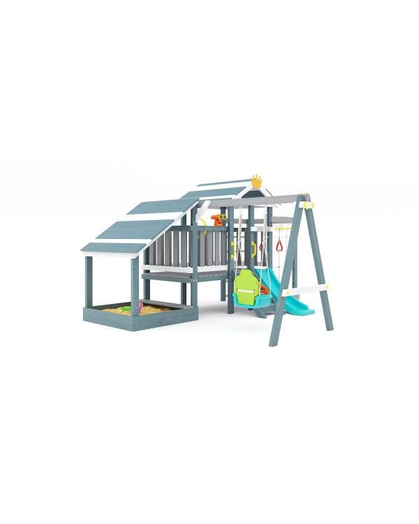 Детская спортивная площадка для дачи Савушка Baby Play 12 Индиго Детская спортивная площадка для дачи Савушка Baby Play 12 Индиго