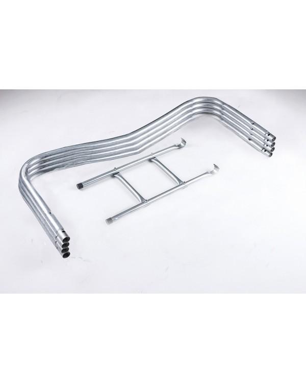 Батут Atlas Sport 183 см с внутренней сеткой BLUE